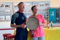 Howard Enkel and Danni Tebbutt win the Kestrel Eastern Area Championships at Maylandsea Bay © Vicky Broomfield