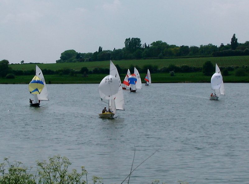 Action from the 2001 Lakeside Kestrel Open photo copyright Julie Jarvey taken at Lakeside Sailing Club and featuring the Kestrel class