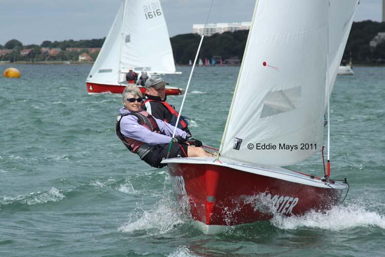 Kestrel nationals at Netley photo copyright Eddie Mays taken at Netley Sailing Club and featuring the Kestrel class