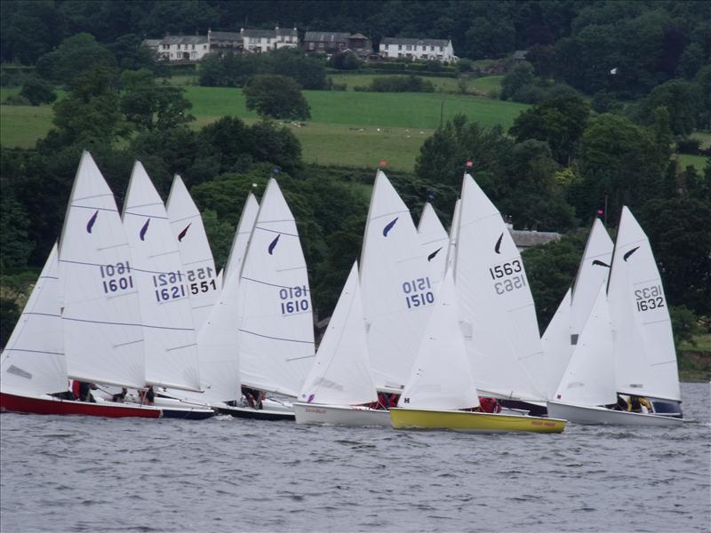 Kestrel nationals at Ullswater photo copyright Teresa Hughes taken at Ullswater Yacht Club and featuring the Kestrel class