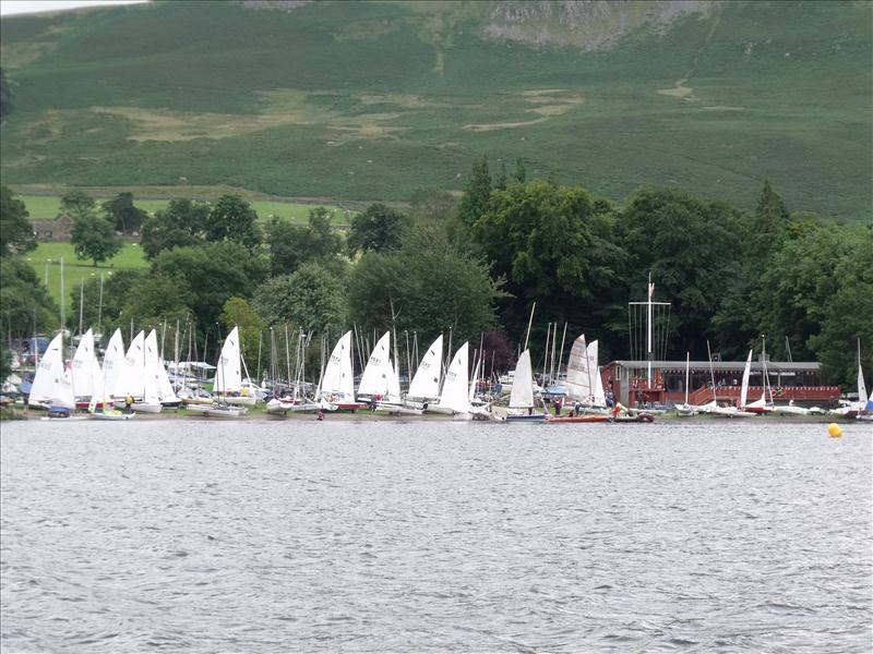 Kestrel nationals at Ullswater photo copyright Teresa Hughes taken at Ullswater Yacht Club and featuring the Kestrel class