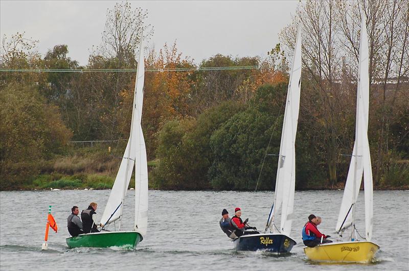 Kestrel Winter Nationals at Stewartby photo copyright John Glasspool taken at Stewartby Water Sailing Club and featuring the Kestrel class