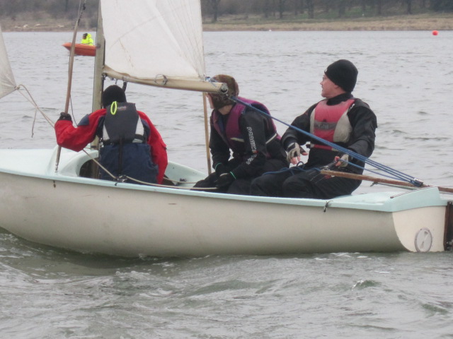 Easter Egg Personal Handicap racing at Hollowell photo copyright Barny Creaser taken at Hollowell Sailing Club and featuring the Kestrel class