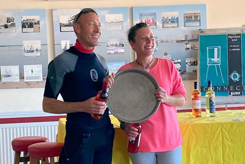 Howard Enkel and Danni Tebbutt win the Kestrel Eastern Area Championships at Maylandsea Bay - photo © Vicky Broomfield