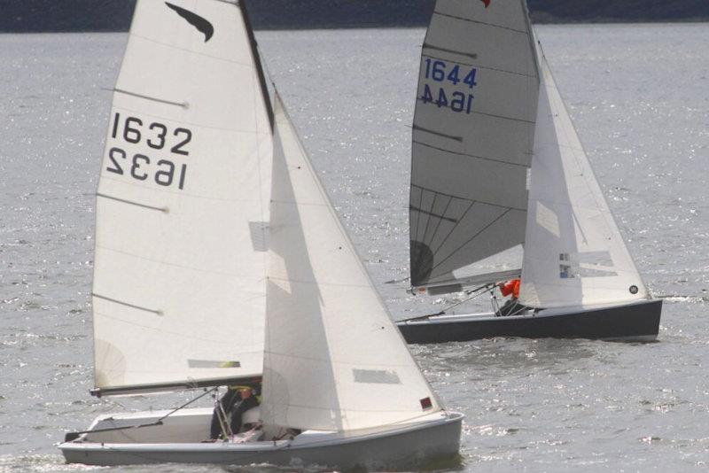 Day 1 of the Kestrel Scottish Championship at Royal Tay YC photo copyright Ed Thomson taken at Royal Tay Yacht Club and featuring the Kestrel class