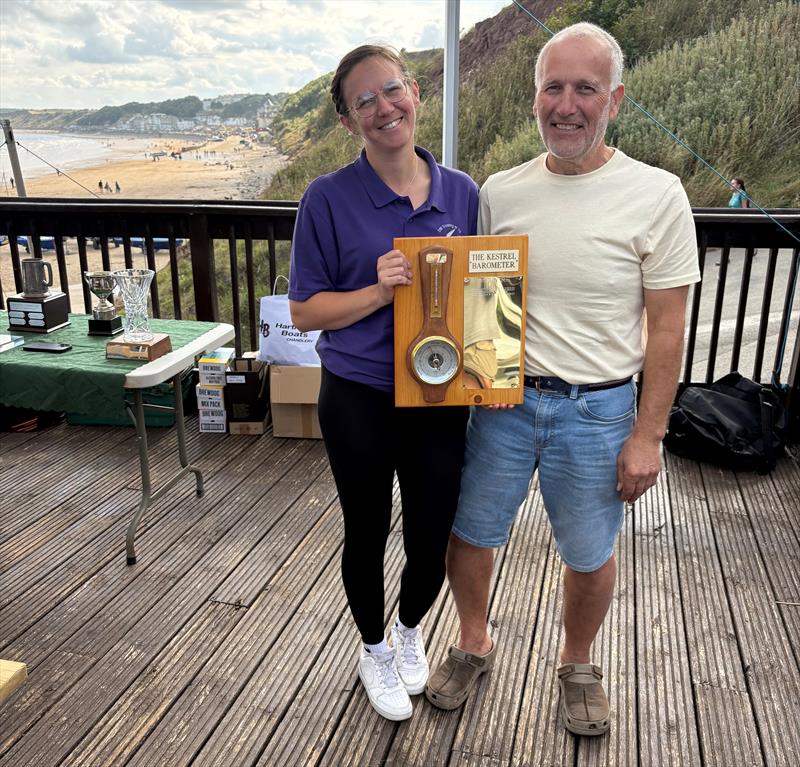 Malcolm and Dannielle Worsley (Royal Tay YC) finish 2nd in the 2026 Kestrel Nationals at Filey photo copyright Cath Worsley taken at Filey Sailing Club and featuring the Kestrel class