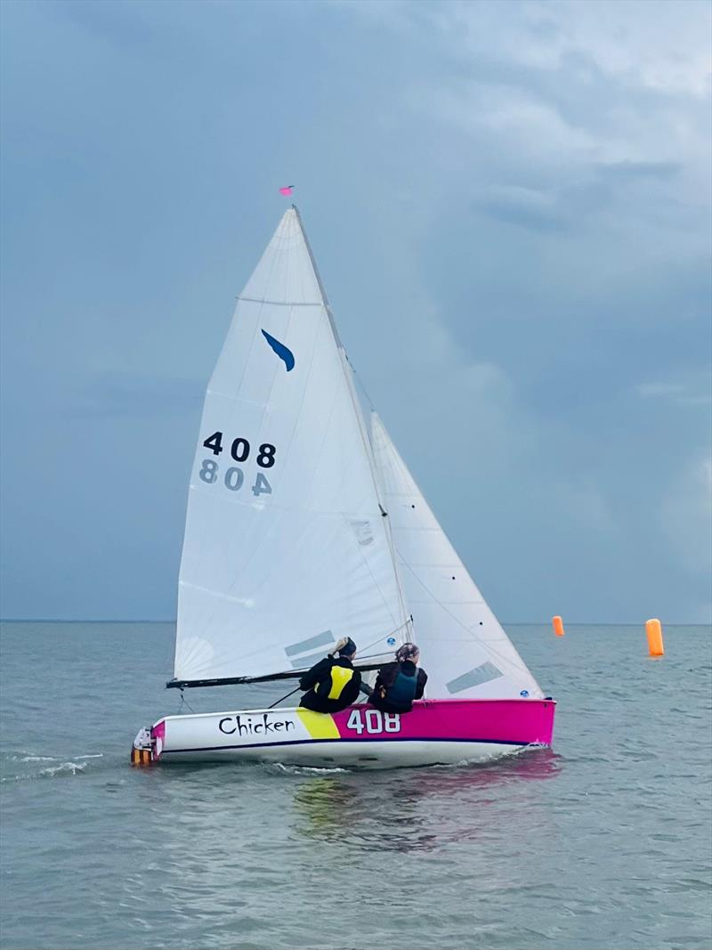 Karen and Lauren Grice - Mark 1 and Women's winners - during the 2026 Kestrel Nationals at Filey photo copyright Tim Drew taken at Filey Sailing Club and featuring the Kestrel class