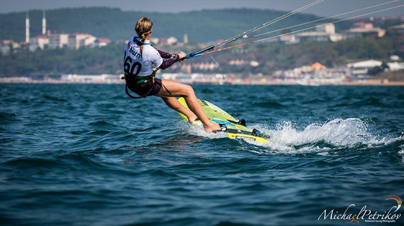 Steph Bridge photo copyright Michael Petrikov taken at  and featuring the Kiteboarding class