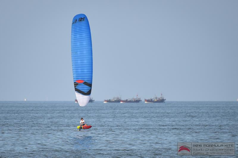 No wind again on day 4 of the IKA Formula Kite World Championship photo copyright Alexandru Baranescu taken at  and featuring the Kiteboarding class