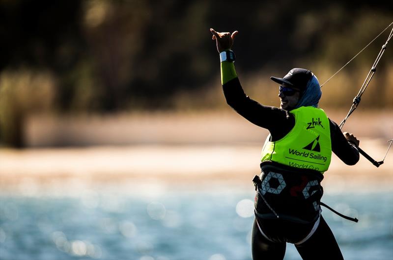 Nicolas Parlier wins the Kiteboarding at World Cup Hyères - photo © Pedro Martinez / Sailing Energy / World Sailing