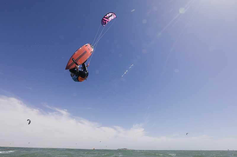 Ralph Boelen blasts off photo copyright Ydwer van der Heide taken at  and featuring the Kiteboarding class