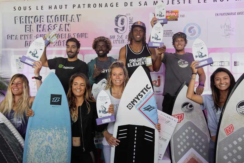 The GKA KSWT Dakhla Finalists! photo copyright Ydwer van der Heide taken at  and featuring the Kiteboarding class