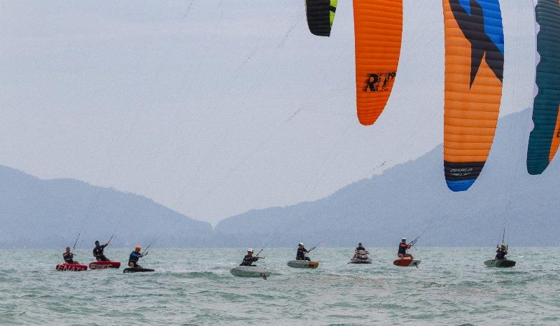Final day racing at the Hydrofoil Kite series photo copyright Alex Baranescu / KTA Media taken at  and featuring the Kiteboarding class