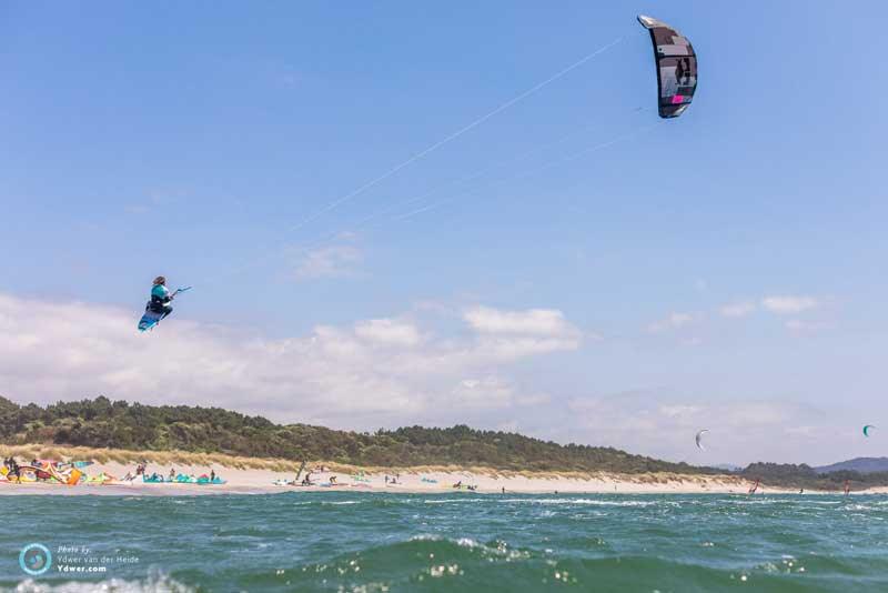 Airton exits Viana do Castelo at the end of the KSWT Portugal photo copyright Ydwer van der Heide taken at  and featuring the Kiteboarding class