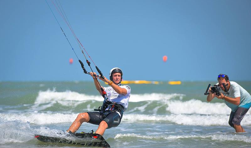 Mani Bisschops - 2018 Youth Olympic Games Qualifier photo copyright Alexandru Baranescu taken at  and featuring the Kiteboarding class