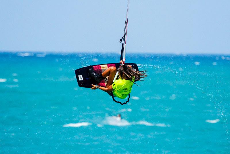 Mikaili Sol soars to glory - GKA Air Games Cabarete - Day 5 photo copyright Event Media taken at  and featuring the Kiteboarding class