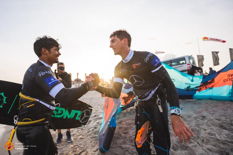 Carlos and Aaron after the final - photo © Ydwer van der Heide