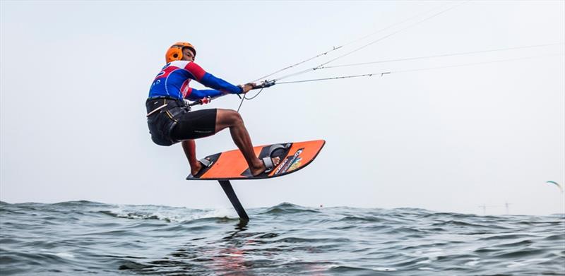 Day 3 - 2018 KiteFoil World Series Act 1 photo copyright IKA / Alex Schwarz taken at  and featuring the Kiteboarding class