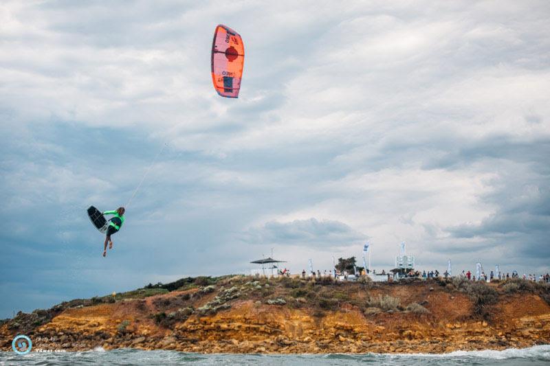 Foil feels in the morning before the riders warmed up - GKA Kite-Surf World Tour Torquay - Day 1 photo copyright Ydwer van der Heide taken at  and featuring the Kiteboarding class