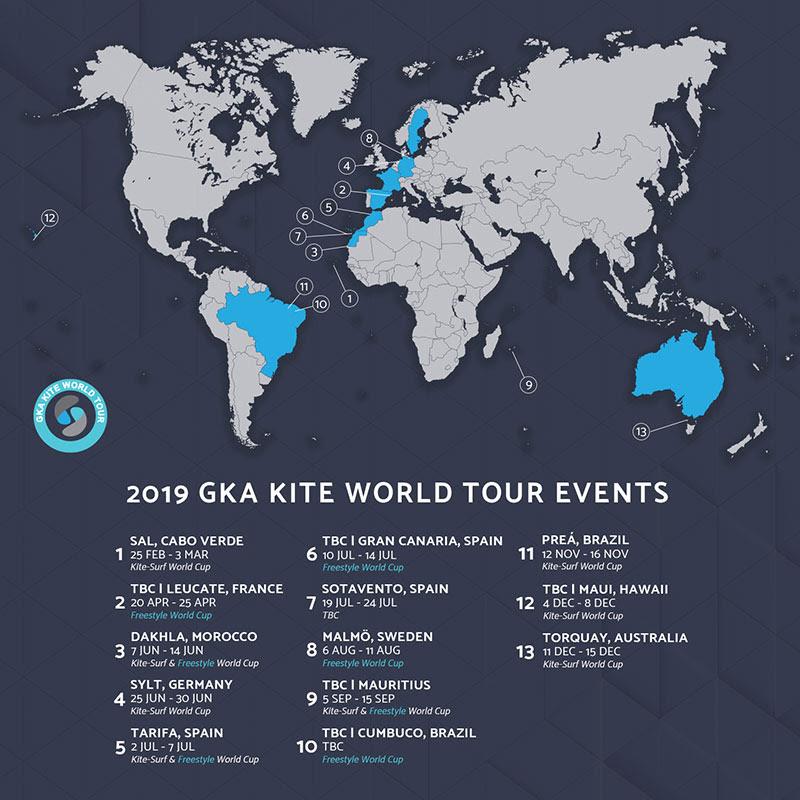 GKA Kite World Tour 2019 calendar photo copyright Event Media taken at  and featuring the Kiteboarding class