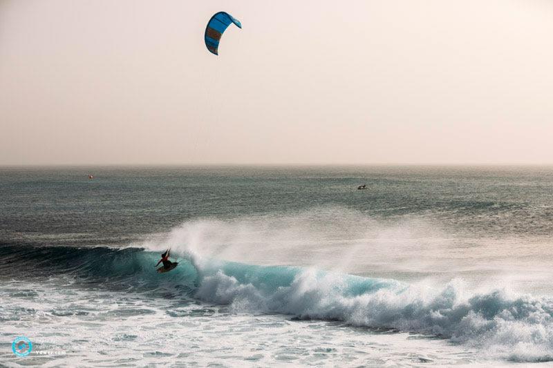 Odile on the inside - GKA Kite-Surf World Cup Cabo Verde, Day 3 photo copyright Ydwer van der Heide taken at  and featuring the Kiteboarding class