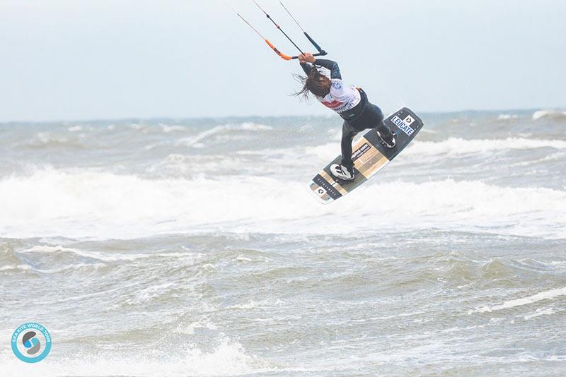 Sol... off colour at this event. No doubt she'll return with fire in her belly! - GKA Freestyle World Cup Leucate photo copyright Svetlana Romantsova taken at  and featuring the Kiteboarding class