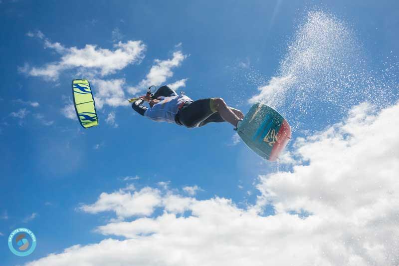 Liam Whaley - on form and on fire - GKA Freestyle World Cup Gran Canaria - photo © Svetlana Romantsova