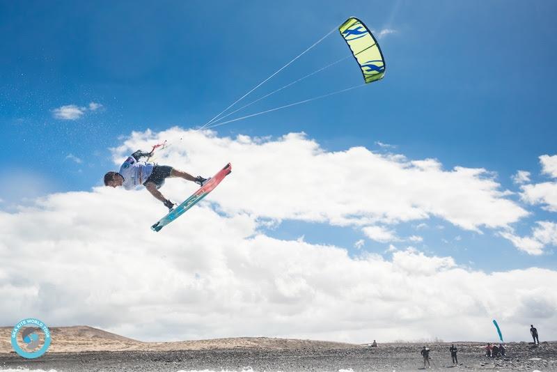 Paul Serin left nothing to chance in round two - GKA Gran Canaria photo copyright Svetlana Romantsova taken at  and featuring the Kiteboarding class