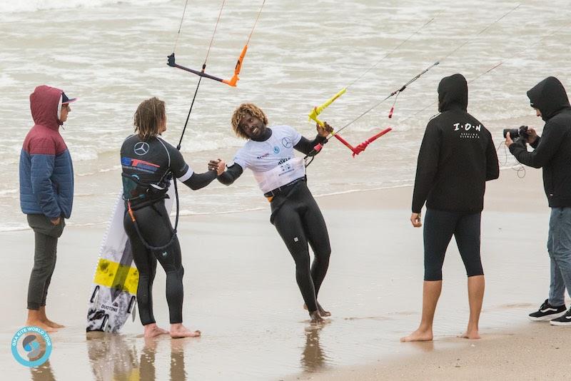 Job well done mate! - 2019 GKA Kite-Surf World Cup Sylt photo copyright Svetlana Romantsova taken at  and featuring the Kiteboarding class