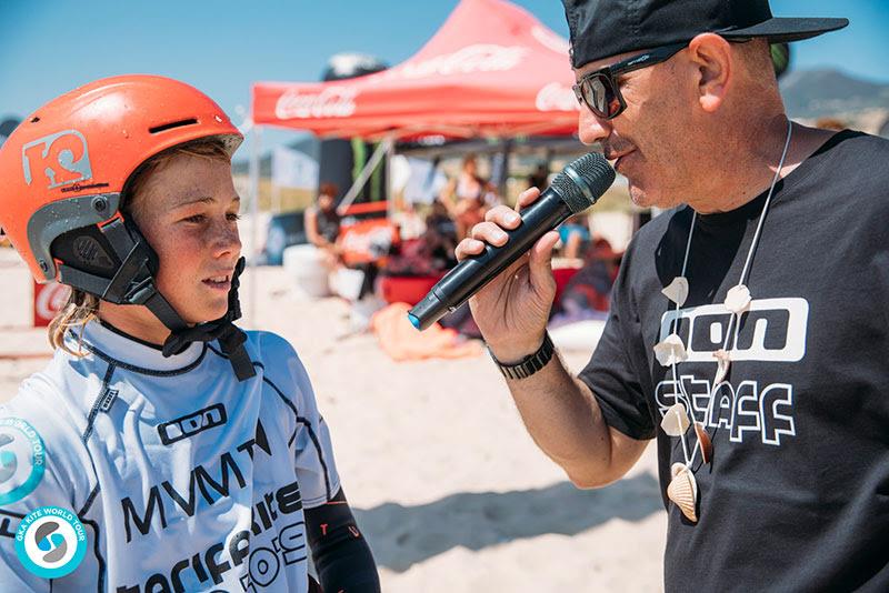 Keanu Mertens - 12-year-old and charging! - 2019 GKA Kite World Cup Tarifa photo copyright Ydwer van der Heide taken at  and featuring the Kiteboarding class