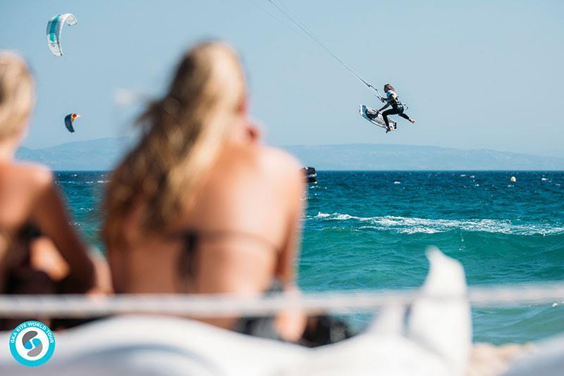 Great to have Willow-River Tonkin back at another event. He knows how to work it! - 2019 GKA Kite World Cup Tarifa - photo © Ydwer van der Heide