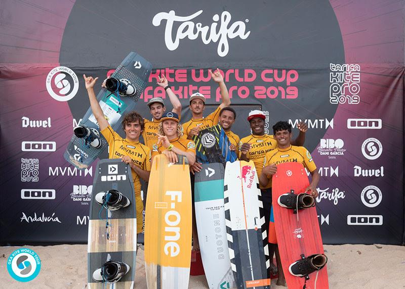 Men's Freestyle, (missing Maxime Chabloz) - GKA Kite World Cup Tarifa 2019 photo copyright Ydwer van der Heide taken at  and featuring the Kiteboarding class