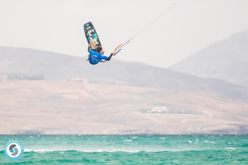 Stefan won his round one heat with surgical precision - GKA Freestyle World Cup Fuerteventura 2019 photo copyright Svetlana Romantsov taken at  and featuring the Kiteboarding class
