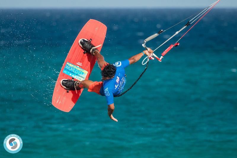 Carlos played it cool today.. but you can bet he'll be braced for battle in the semis - GKA Freestyle World Cup Fuerteventura 2019 - photo © Svetlana Romantsova 