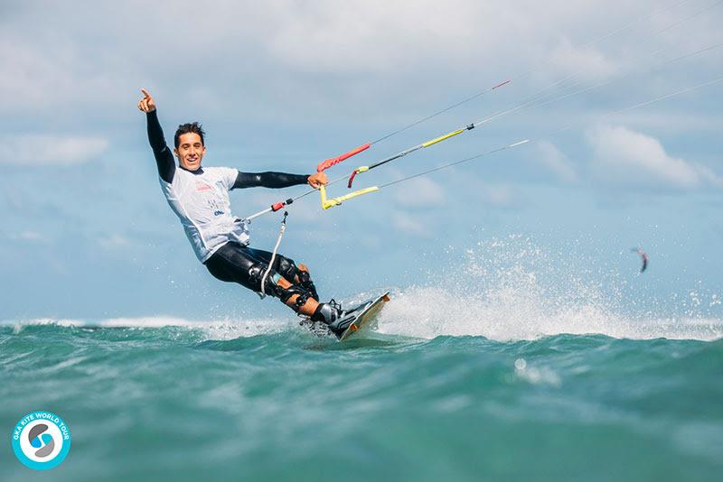 Nicolas Delmas was second, but into his first final! - 2019 GKA Kite World Cup Mauritius, day 4 photo copyright Ydwer van der Heide taken at  and featuring the Kiteboarding class