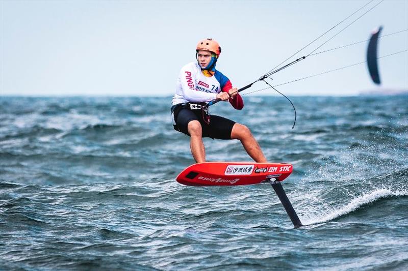 2019 IKA KiteFoil World Series, Act 3 Pingtan - Day 1 photo copyright IKA / Alex Schwarz taken at  and featuring the Kiteboarding class