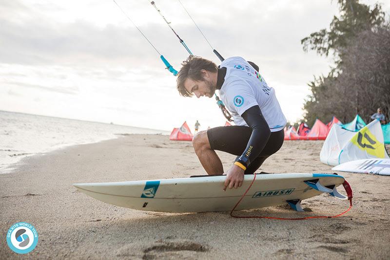 Just one chance to get it right today for Ozzie after a sublime performance to finish third in the single eliminations. Although fresh, it can be so hard to roll straight into a heat cold when the other rider is so dialled in. It's tough at the top! photo copyright Svetlana Romantsova taken at  and featuring the Kiteboarding class