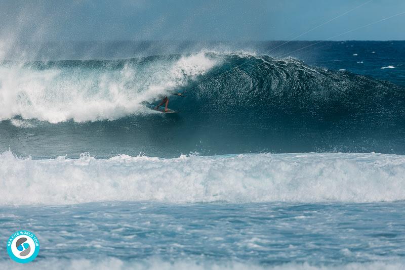 19 year old Charlie Wise stood out in each of his heats in this event. There were several riders who ripped today, but the Australian is definitely a raw wave talent -2019 GKA Kite World Cup Mauritius - photo © Ydwer van der Heide