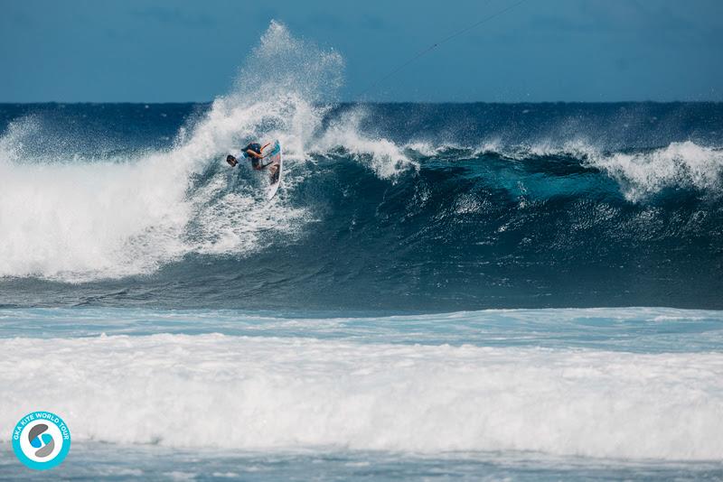 Sebastian's run came to an end at the hands of James Carew in the semi-final - 2019 GKA Kite World Cup Mauritius, final day - photo © Ydwer van der Heide