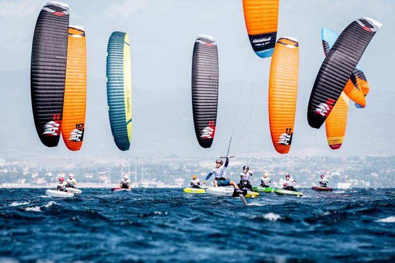 2019 KiteFoil World Series in Sardinia, Italy - Day 1 - photo © IKA / Alex Schwarz