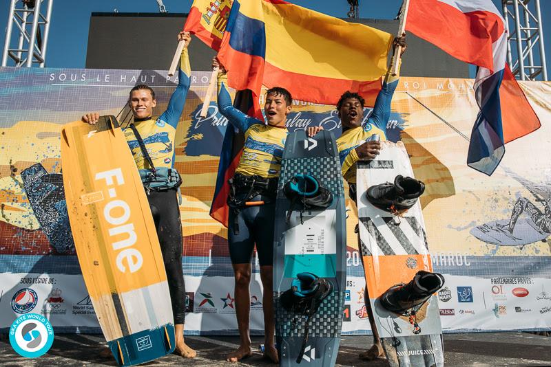 Third final lucky for Valentin! - GKA Kite World Cup Dakhla, Day 2 photo copyright Ydwer van der Heide taken at  and featuring the Kiteboarding class