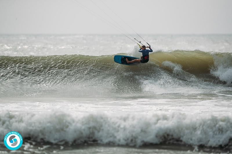 Kirsty, right at home and picking out the best waves - GKA Kite World Cup Dakhla, Day 6 - photo © Ydwer van der Heide