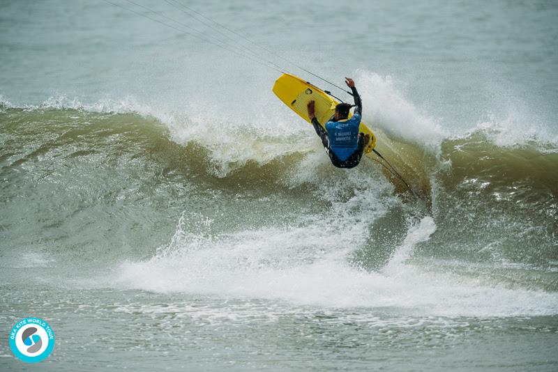 Med Ali Beqqali shredded through the qualifying heat! - GKA Kite World Cup Dakhla, Day 6 photo copyright Ydwer van der Heide taken at  and featuring the Kiteboarding class