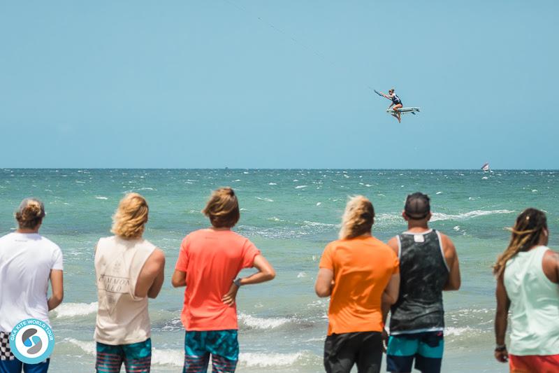 Mikaili's rodeo kite loop - GKA Kite-Surf World Cup Prea day 2 - photo © Svetlana Romantsova