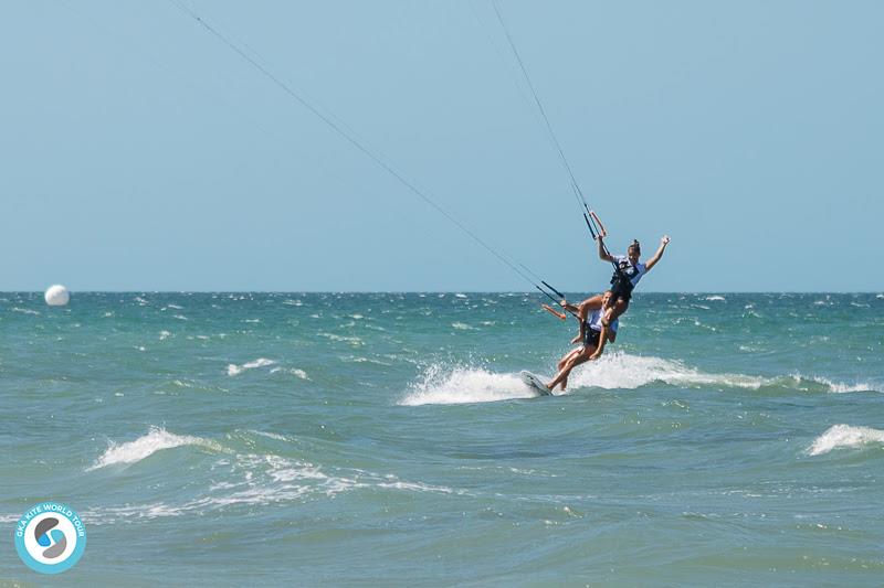 The finalists frolic! - GKA Kite-Surf World Cup Prea day 2 - photo © Svetlana Romantsova