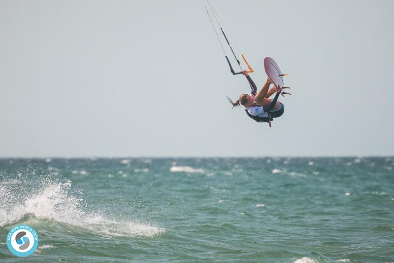 13-year-old Capuccine Delannoy - Camille's sister - one to watch next year - GKA Kite-Surf World Cup 2019 - photo © Svetlana Romantsova 