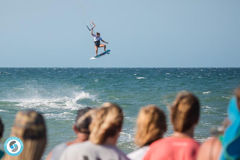 With the front roll locked down... it was time to bring in the shuvit... perhaps it'll be perfected tomorrow? - GKA Kite-Surf World Cup 2019 photo copyright Svetlana Romantsov taken at  and featuring the Kiteboarding class