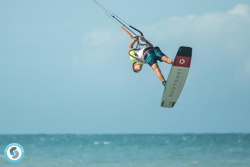 Val, on the charge already - 2019 GKA Freestyle World Cup Cumbuco, day 1 photo copyright Svetlana Romantsova taken at  and featuring the Kiteboarding class
