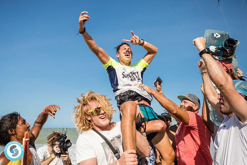 Valentin's day - 2019 GKA Freestyle World Cup Cumbuco, day 3 photo copyright Svetlana Romantsova taken at  and featuring the Kiteboarding class