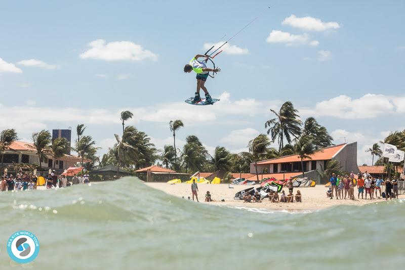 Val - reaching for the stars - 2019 GKA Freestyle World Cup Cumbuco, day 3 photo copyright Svetlana Romantsova taken at  and featuring the Kiteboarding class